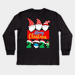 MERRY CHRISTMAS 2021 Kids Long Sleeve T-Shirt